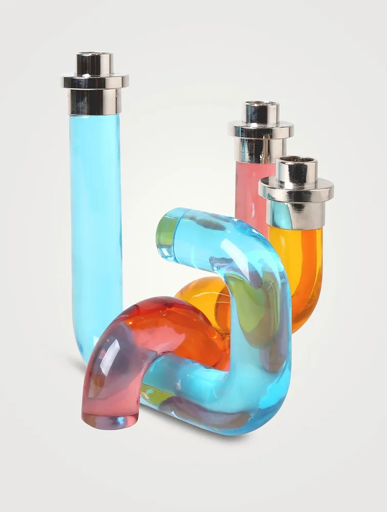 Pompidou Acrylic Candle Holder