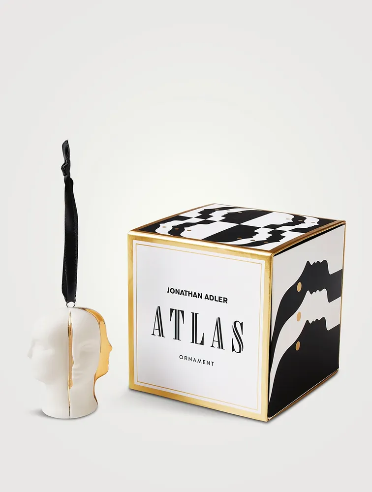 Atlas Porcelain Ornament
