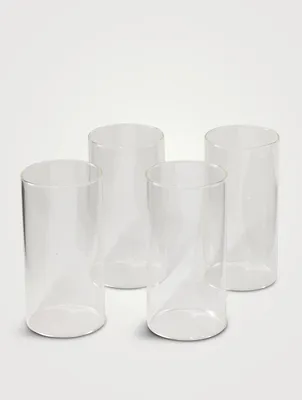 Set Of Four Glass Tumblers