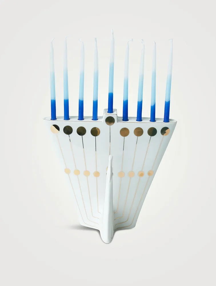 Peacock Menorah