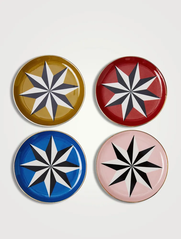 Maxime Star Porcelain Coasters