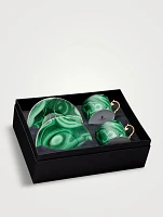 Malachite Tea Cup And Saucer