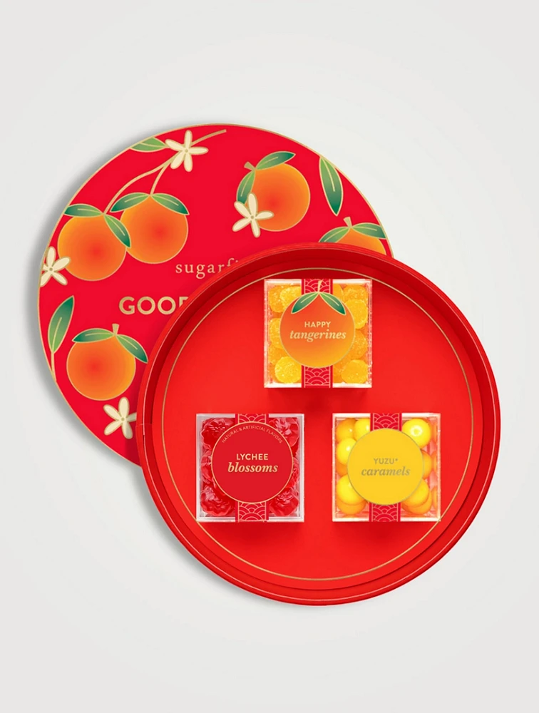 Three-Piece Good Fortune Candy Bento Box