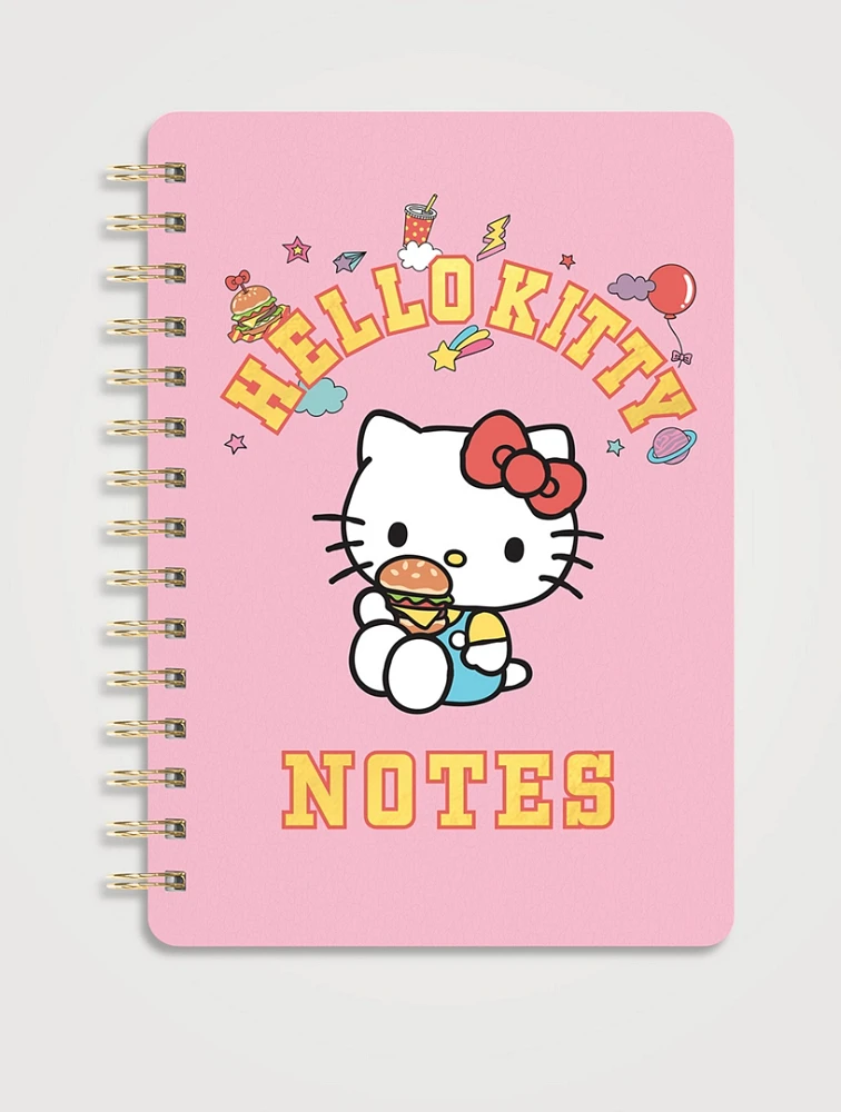 Hello Kitty College Letters Agatha Notebook With Sticker Sheet
