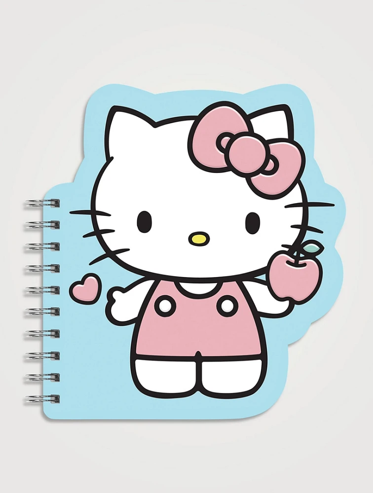 Hello Kitty Classic Blue Die-Cut Spiral Notebook