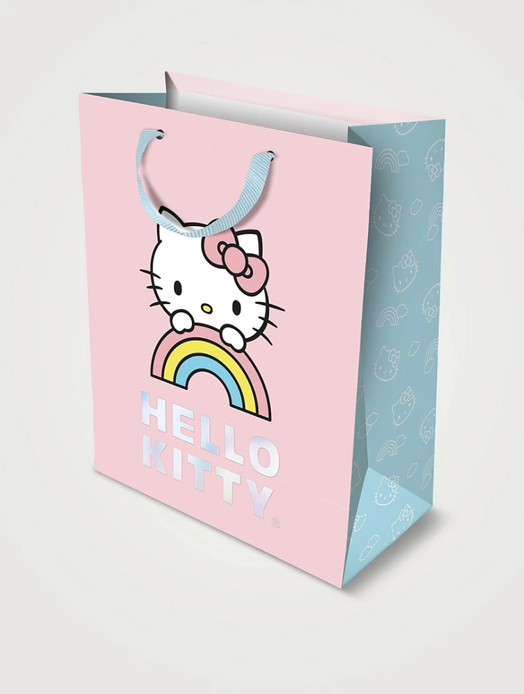 Medium Hello Kitty Rainbow Skies Gift Bag Set