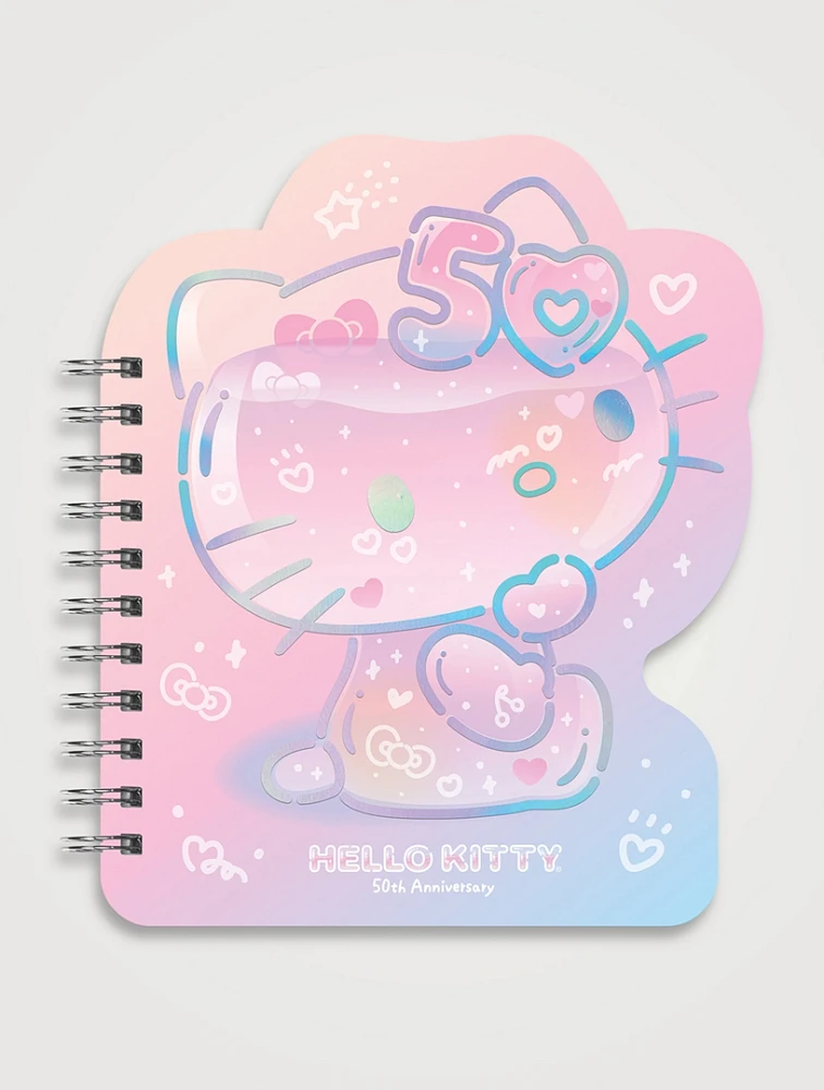 Hello Kitty 50th Anniversary Die-Cut Spiral Notebook