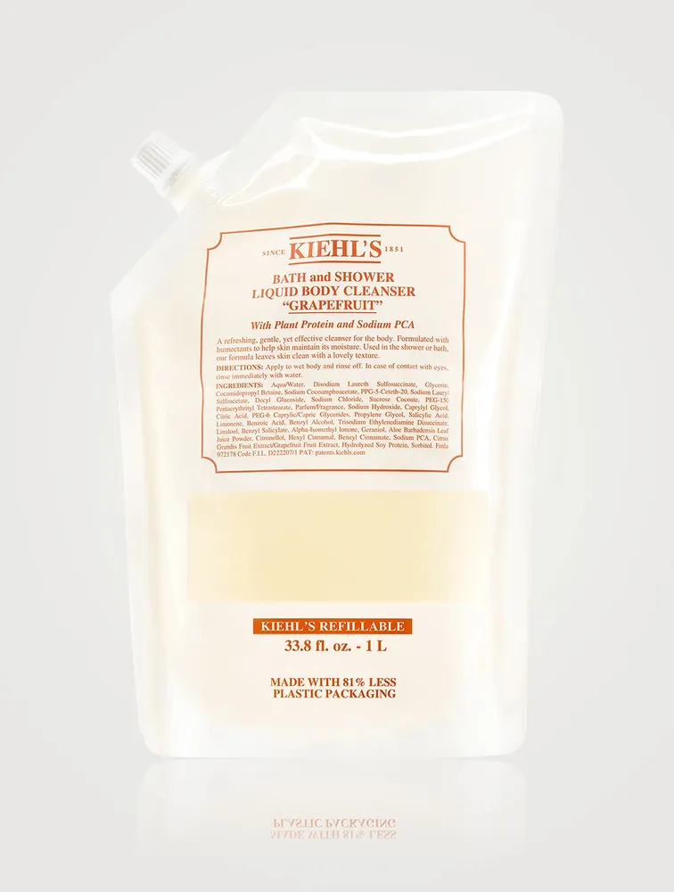Bath And Shower Liquid Body Cleanser "Grapefruit" Refill