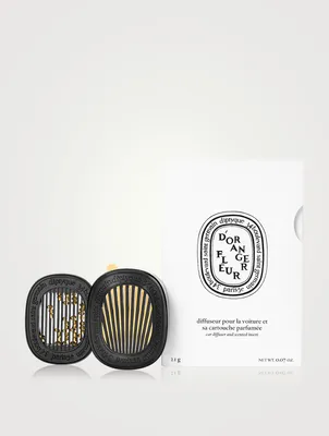 Fleur D'Oranger (Orange Blossom) Car Fragrance Diffuser & Refill Insert Set