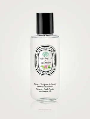 Citronnelle Lemongrass & Géranium Body Spray With Essential Oil