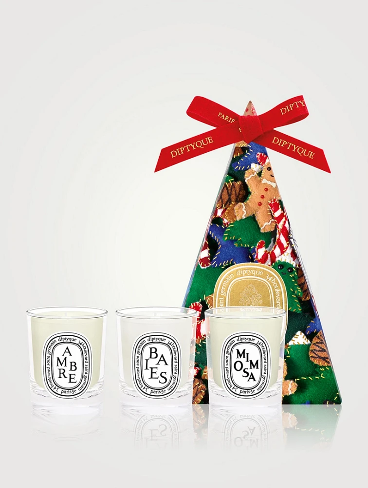 Surprise Pouch with 3 Miniature Candles