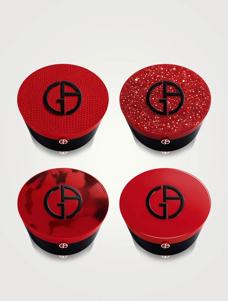 My Armani-To-Go Red Cushion Crystal Foundation Case