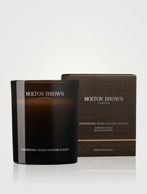 Oudh Accord & Gold Signature Scented Candle