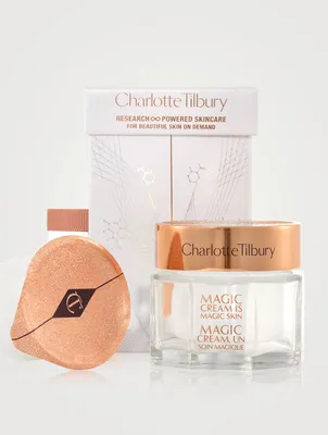 Charlotte's Magic Cream Moisturizer With Hyaluronic Acid & Refill Set