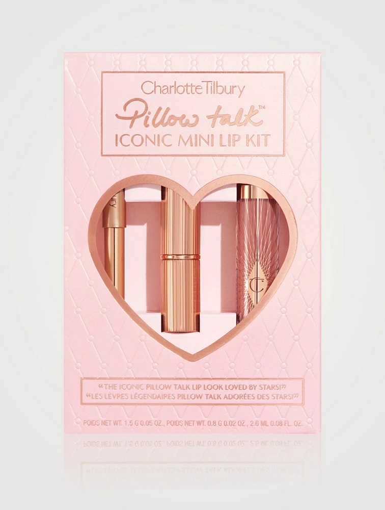 Pillow Talk Iconic Mini Lip Kit ($58 Value)