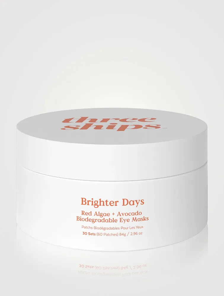Brighter Days Red Algae + Avocado Biodegradable Eye Masks