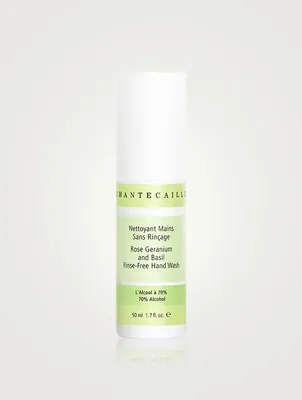 Rose Geranium And Basil Hand Sanitizer