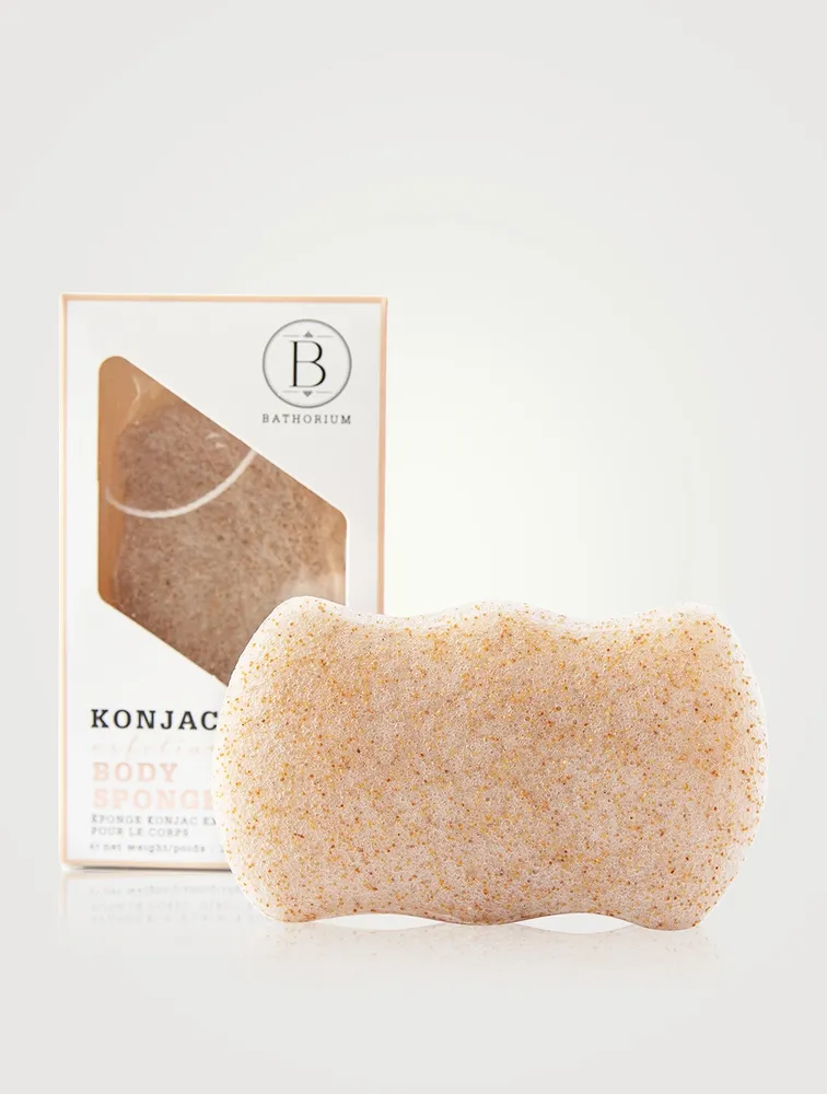 Konjac Walnut Shell Exfoliating Body Sponge