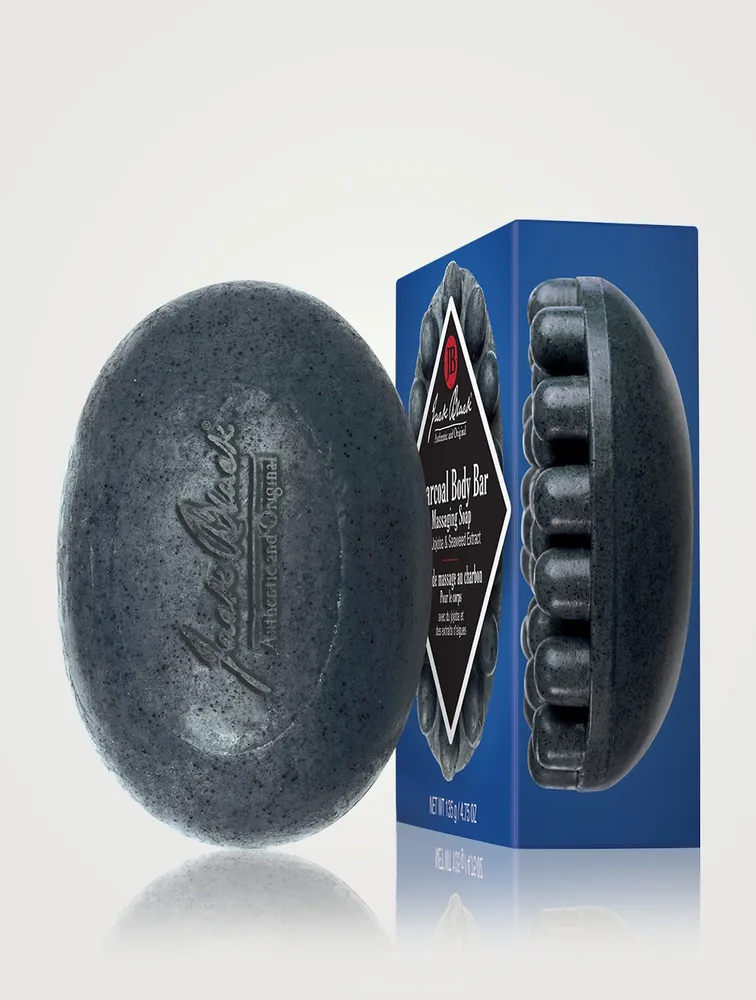Charcoal Body Bar Massaging Soap