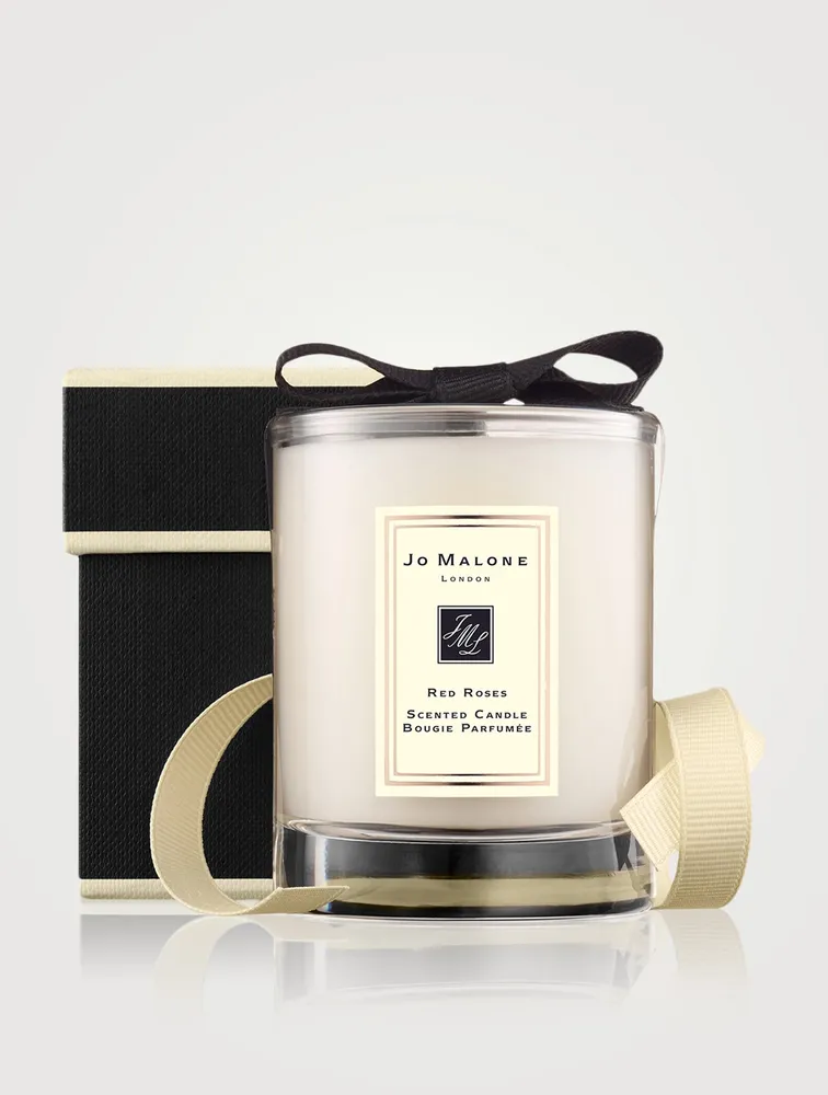 Red Roses Travel Candle
