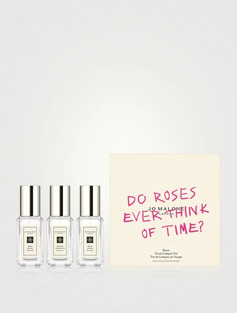 Roses Travel Cologne Trio