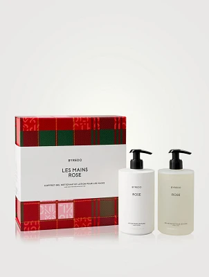 Les Mains Rose Hand Wash And Hand Lotion Gift Set ($196 Value)