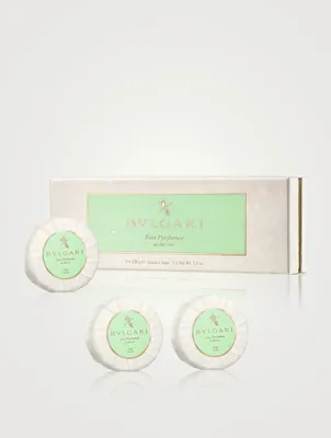 Eau Parfumée au Thé Vert 3-Piece Soap Set