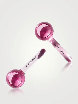 Pink Ice Globe Facial Massager
