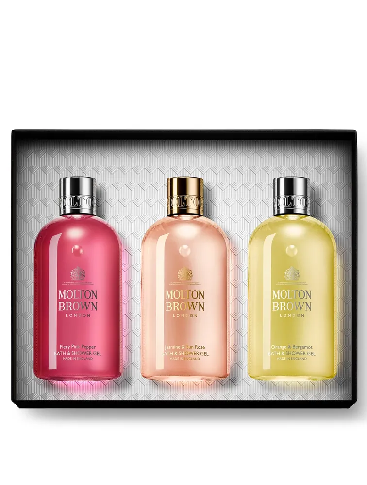 Floral & Citrus Body Wash Trio Gift Set