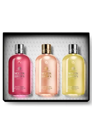 Floral & Citrus Body Wash Trio Gift Set