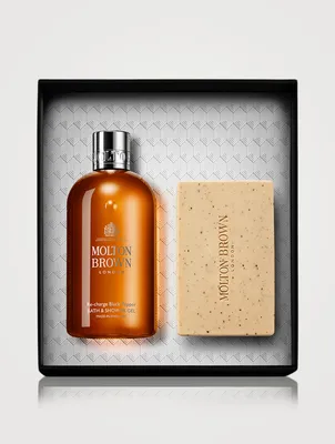 Re-charge Black Pepper Body Wash & Scrub Gift Set