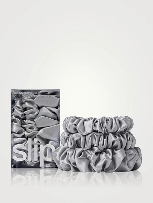 Pure Silk Assorted Scrunchies