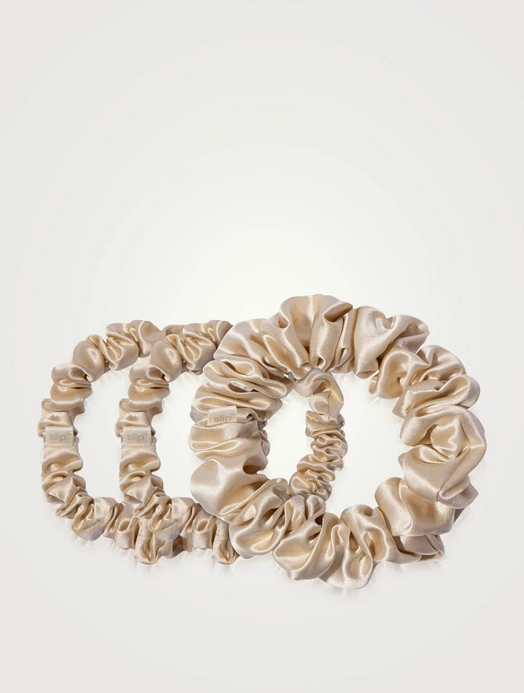 Pure Silk Assorted Scrunchies