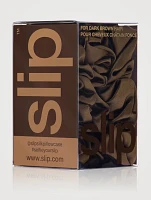 Pure Silk Assorted Scrunchies - Dark Brown