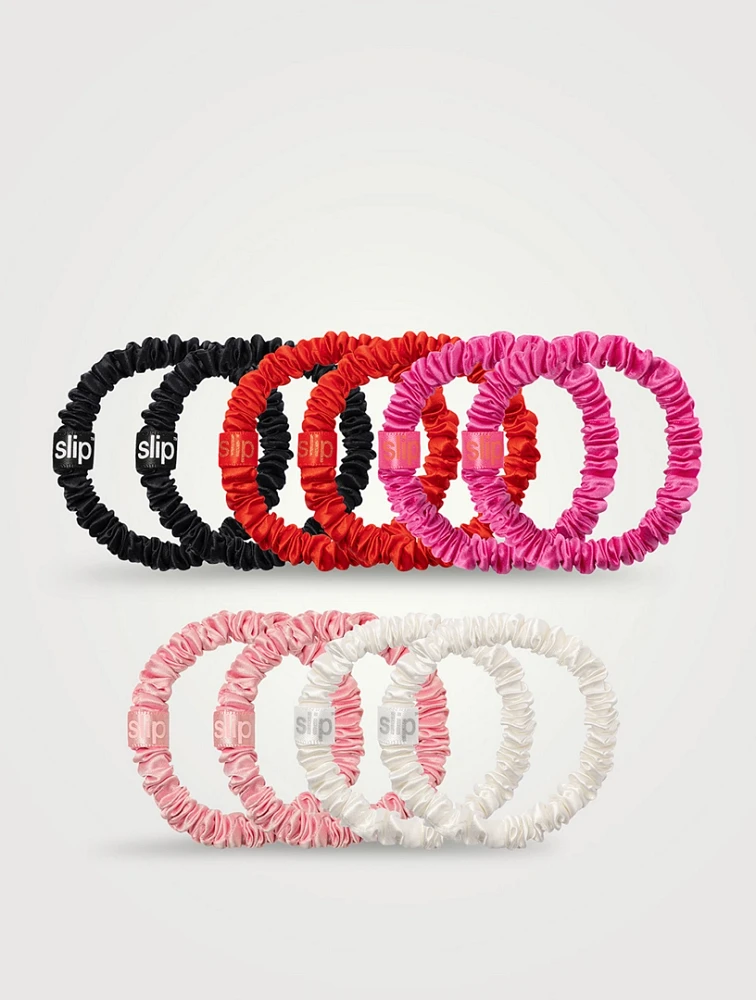 Slip® Pure Silk Skinny Scrunchie Cracker - Jean ($98 Value)