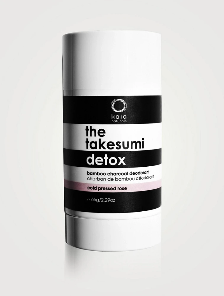 The Takesumi Detox® Charcoal Deodorant - Cold Pressed Rose