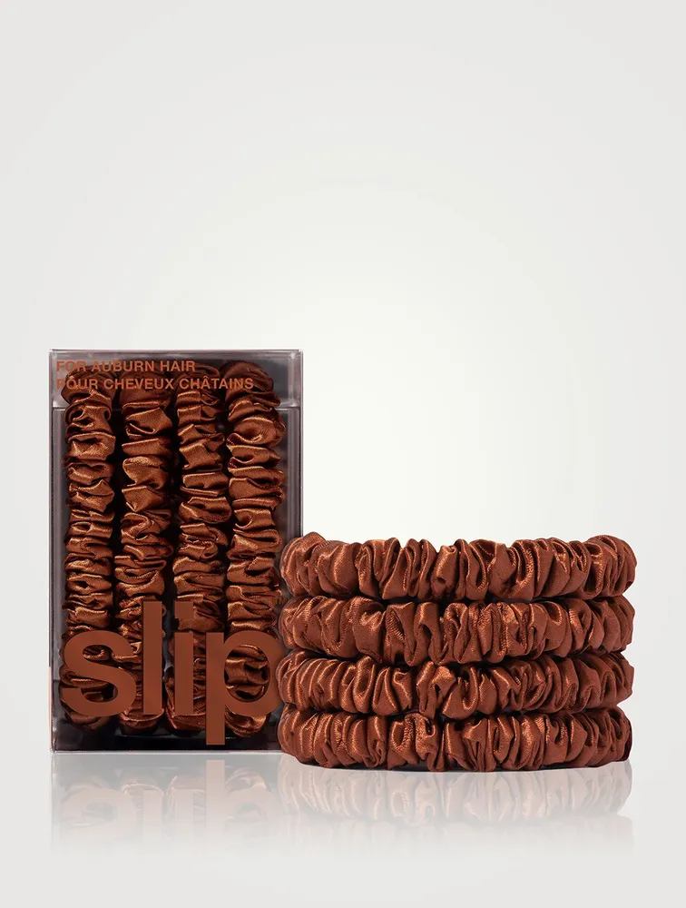 Pure Silk Skinny Scrunchies