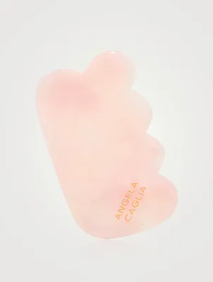 Rose Quartz Gua Sha Lifting Tool