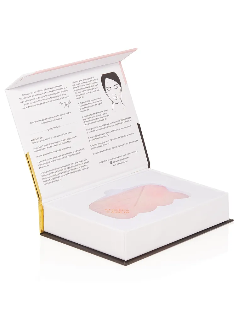 Rose Quartz Gua Sha Lifting Tool