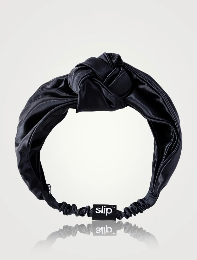 Pure silk knot headband