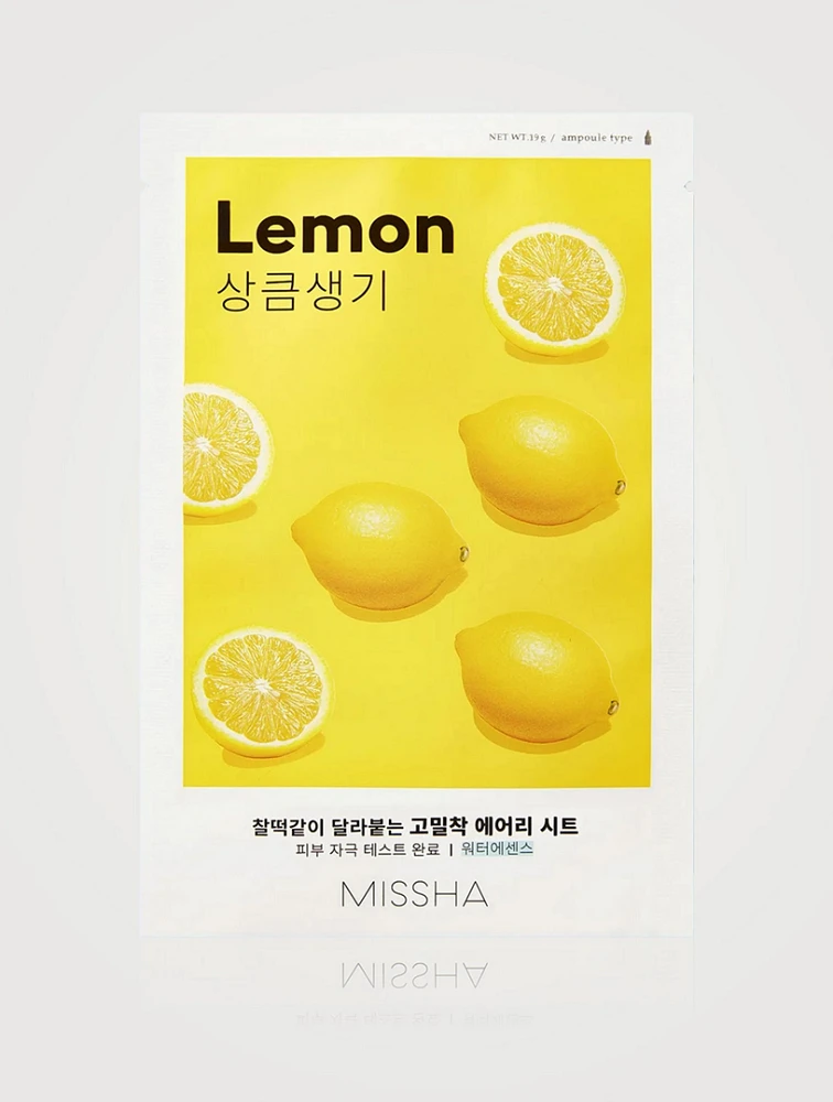 Airy Fit Sheet Mask - Lemon
