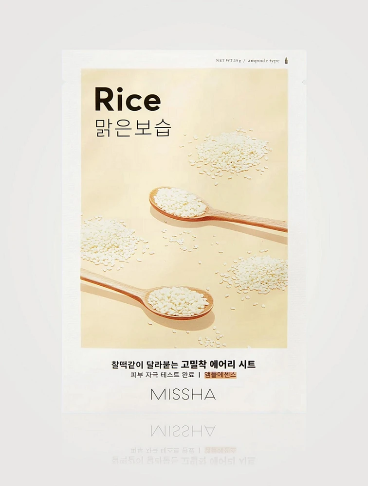 Airy Fit Sheet Mask - Rice