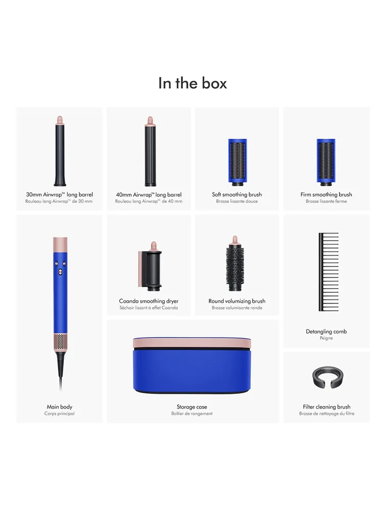 Dyson Airwrap™ Multi-Styler Complete Long Gift Set in Ultra Blue/Blush Special Edition