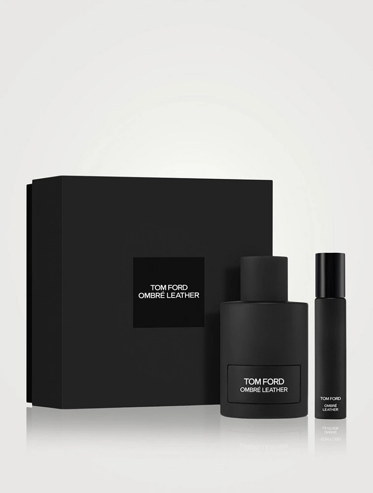 Ombré Leather Eau De Parfum Set With Travel Spray