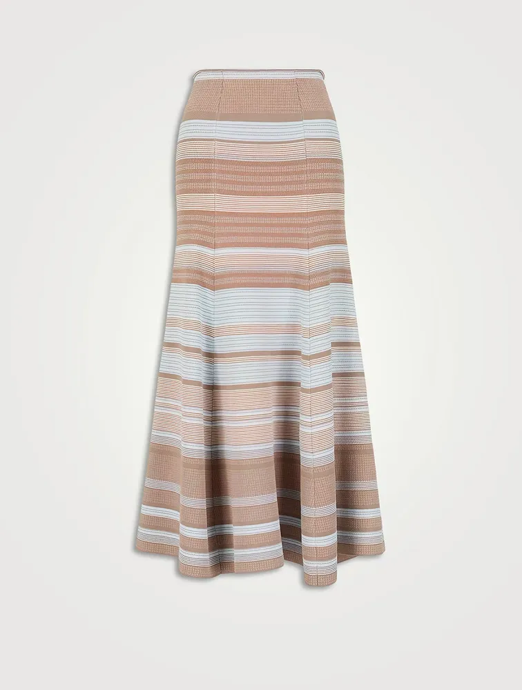 Long Jacquard Skirt