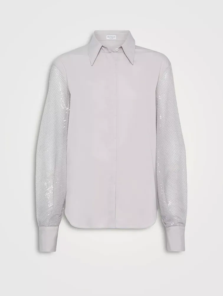 Stretch Poplin Shirt