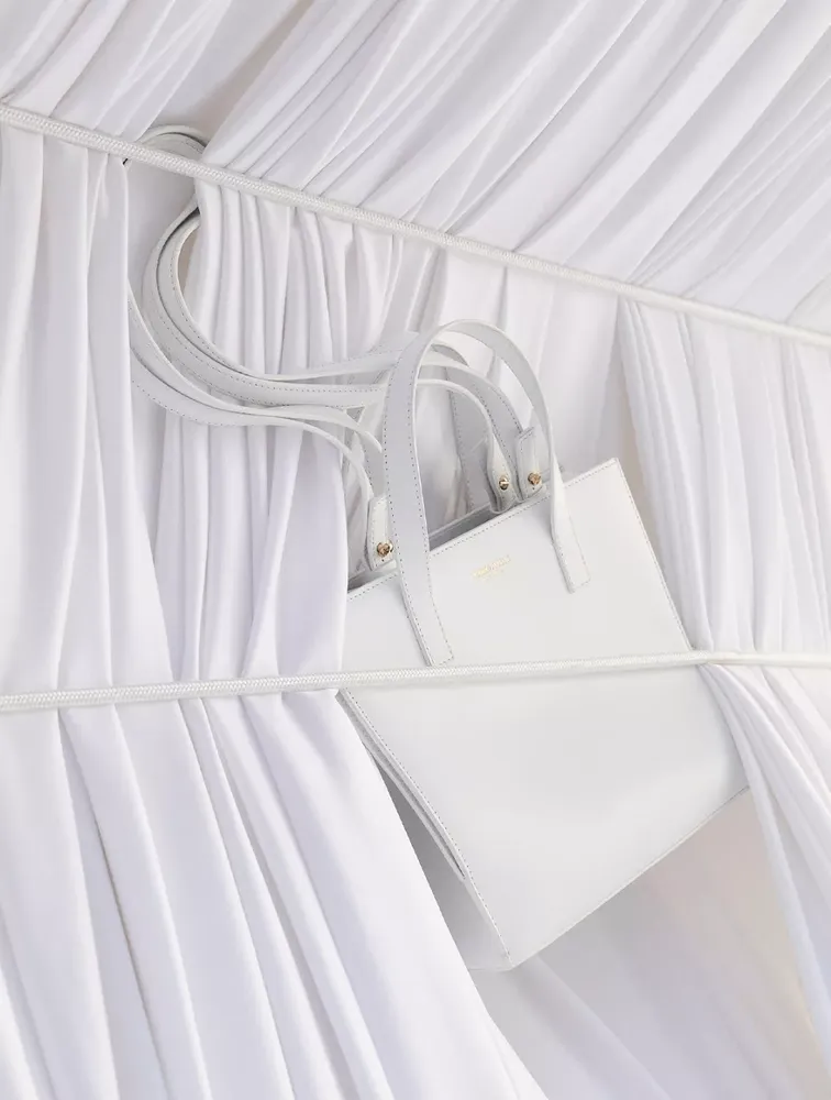 Leather Mini Shopper