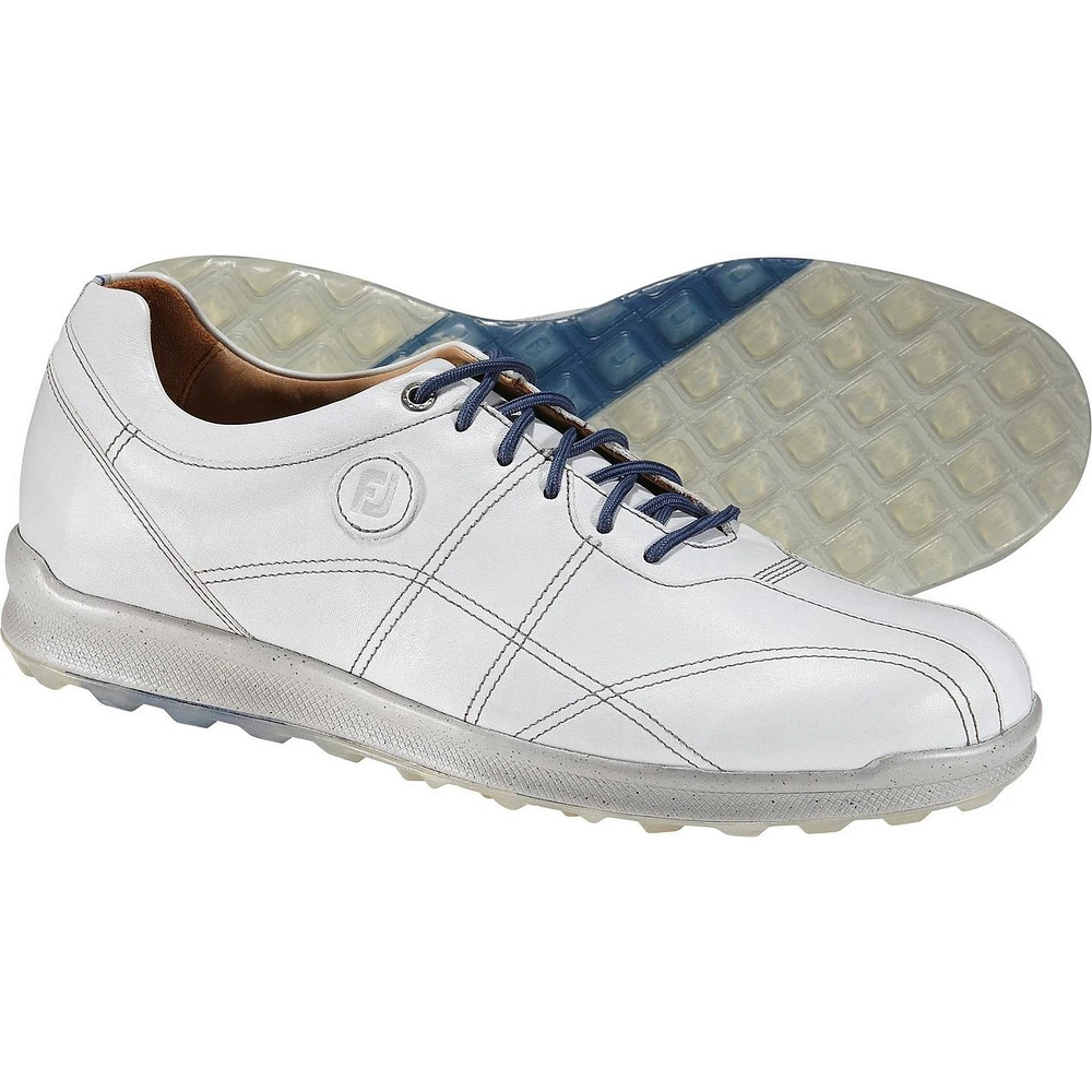 Men's Versaluxe Spikeless Golf Shoes - Off White (FJ# 57250)