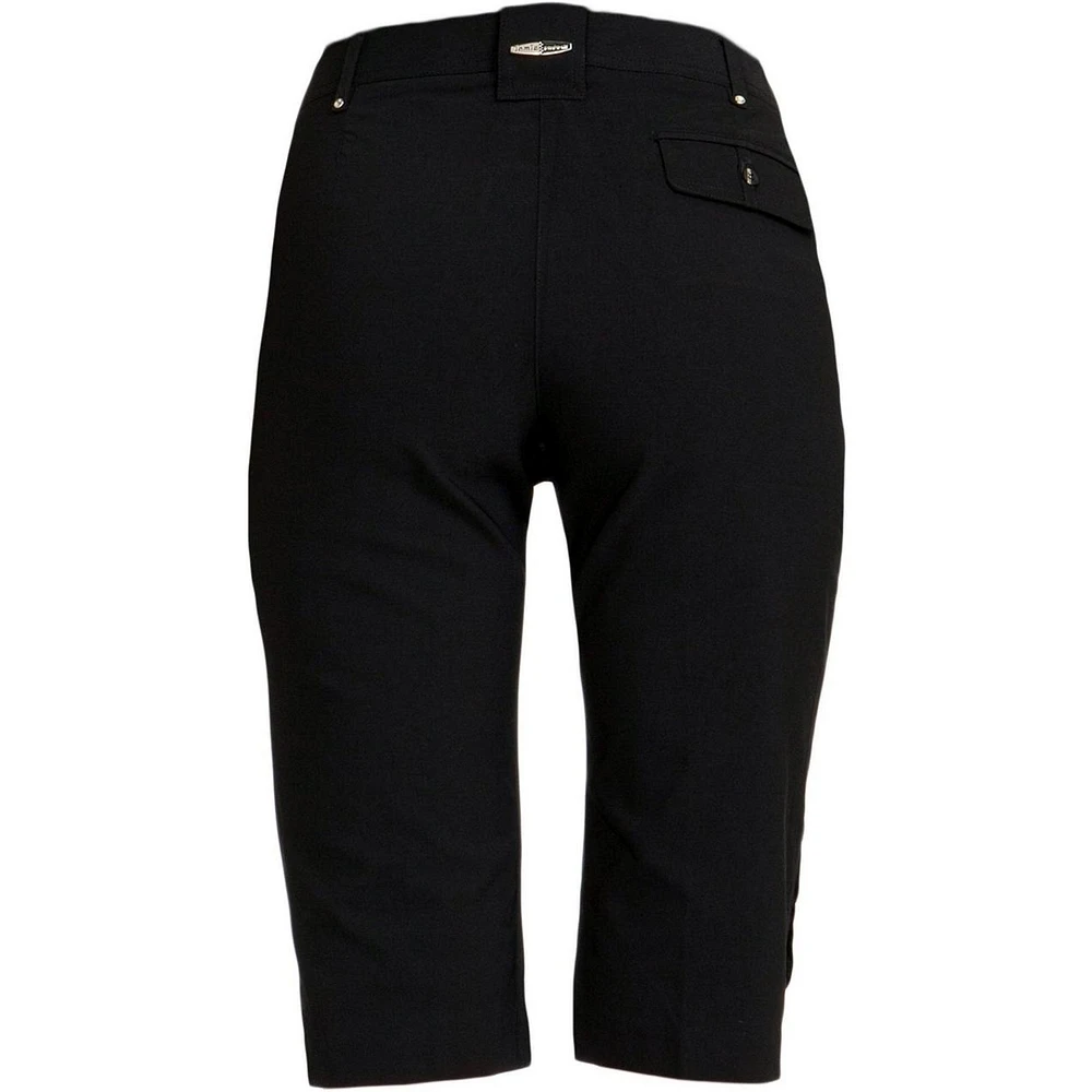 Women'sFly Front Knee Capri