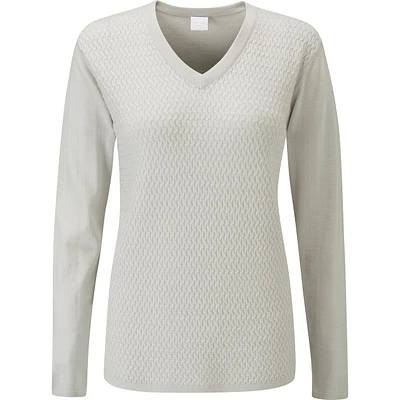 Women's Julienne V Neck Long Sleeve Sweater